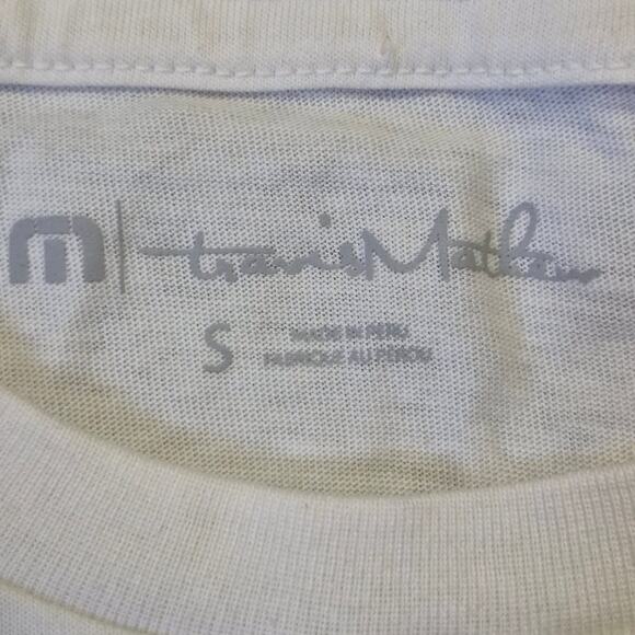 TravisMathew At The Dive In Golf Shirt Men’s Small Graphic Cotton Casual Tee - Picture 4 of 8